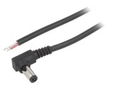 Cablu Alimentare DC 5,5/2,1 Negru 1,5m