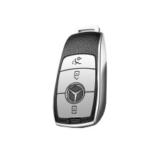 Husa Cheie Auto pentru Mercedes Benz2 , Tpu, Argintiu/negru