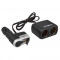 Splitter bricheta cu 2 iesiri 12v/24v/usb 4cars TK94142