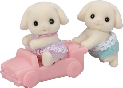 Figurine Sylvanian Families-Gemenii Iepurasi Flora foto