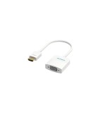 Convertor HDMI la VGA cu audio de 3.5mm și sursă de alimentare USB-Culoare Alb