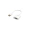 Convertor HDMI la VGA cu audio de 3.5mm și sursă de alimentare USB-Culoare Alb