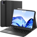 Husa cu tastatura Earto pentru iPad Air 11 M2/M3/M4, iPad Pro 11, Air 5/4, touchpad, 2 canale BT, layout spaniol, negru