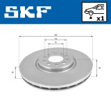 SKF VKBD 80294 V1 Disc frana