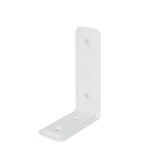 Consola 3 F, din tabla, alba, 115 x 80 x 40 mm