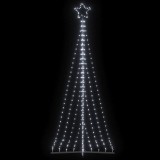 vidaXL Pom de Crăciun LED 447 LED-uri Alb Rece 249 cm