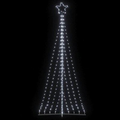vidaXL Pom de Crăciun LED 447 LED-uri Alb Rece 249 cm 4016433 foto