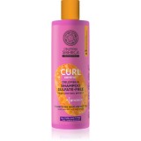 Natura Siberica Oblepikha Siberica șampon cu proteine pentru păr creț fără sulfat 400 ml