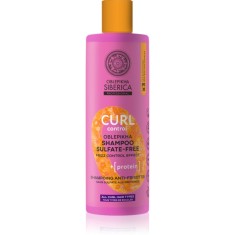 Natura Siberica Oblepikha Siberica șampon cu proteine pentru păr creț fără sulfat 400 ml