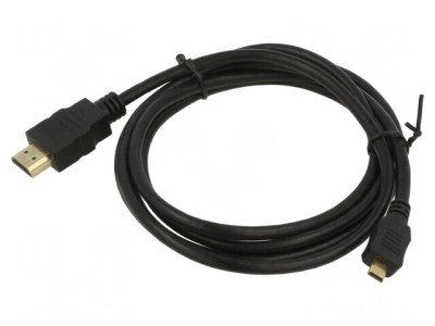 Cablu HDMI 1.4 la Micro HDMI 1.8m Negru foto
