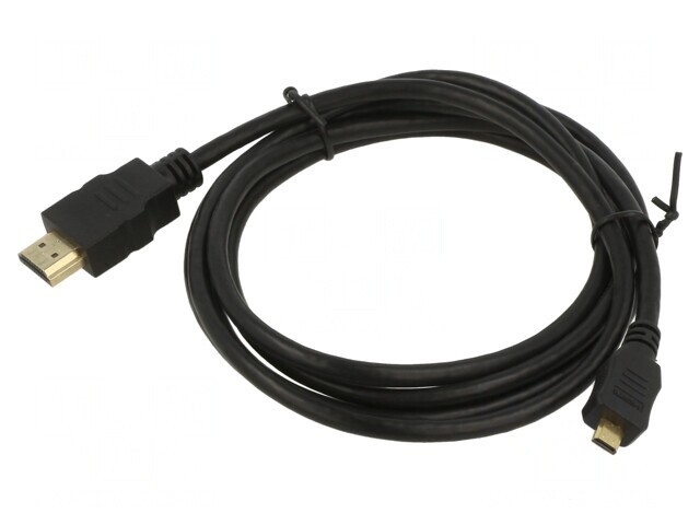 Cablu HDMI 1.4 la Micro HDMI 1.8m Negru