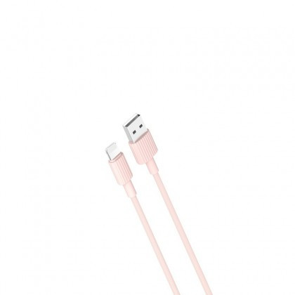Cablu de date si Incarcare, XO-NB156, Micro USB 2,4A, 1 m, Roz, Blister