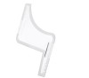 Pieptene Contur Barba &amp; Mustata MyStyle&reg; PRO / Sablon pentru Barba &amp; Mustata ca la Salon - Transparent