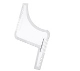Pieptene Contur Barba &amp; Mustata MyStyle&reg; PRO / Sablon pentru Barba &amp; Mustata ca la Salon - Transparent