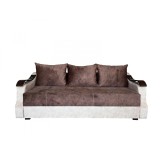 Canapea Extensibila Dana, 220x100x75 Cm, Cappuccino, Maro