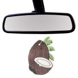 Odorizant Auto cu Aromă de Nucă de Cocoas, Formă 3D, Agățat pentru Oglinda Retrovizoare, CMCLASS