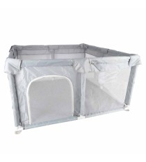Tarc pliabil pentru bebelusi 120 x 120 cm Gri