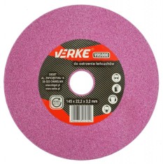 Disc abraziv pentru masina de ascutit lanturi 145x22.2x3.2mm VERKE foto