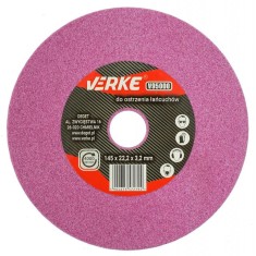 Disc abraziv pentru masina de ascutit lanturi 145x22.2x3.2mm VERKE
