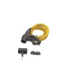 Antifurt spirala cu cheie 8x1500mm cu suport fixare culoare auriu Cod:588000150RM