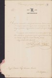 145S Scrisoare de mutare Teodor Pop ca jurat din cercul Tileagd la Oradea, 1863, de către locțiitorul comitelui suprem al Bihorului, Hajdu Lajos