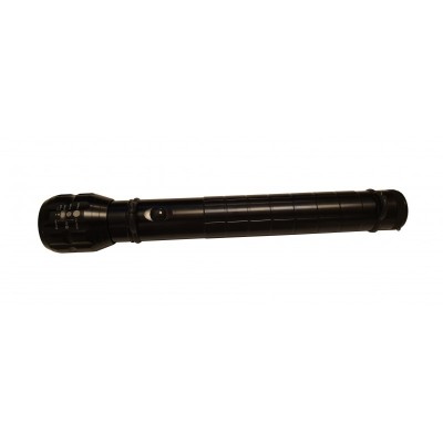 Lanterna Tactical Style , Lungime 30 cm , Alimentare 3 Baterii R20 , Zoom Reglabil , Busola , Negru foto