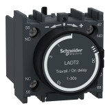 Bloc de contacte auxiliar temporizator Schneider Electric TeSys LADT2, 1 NO + 1 NC, borne tip clema cu surub