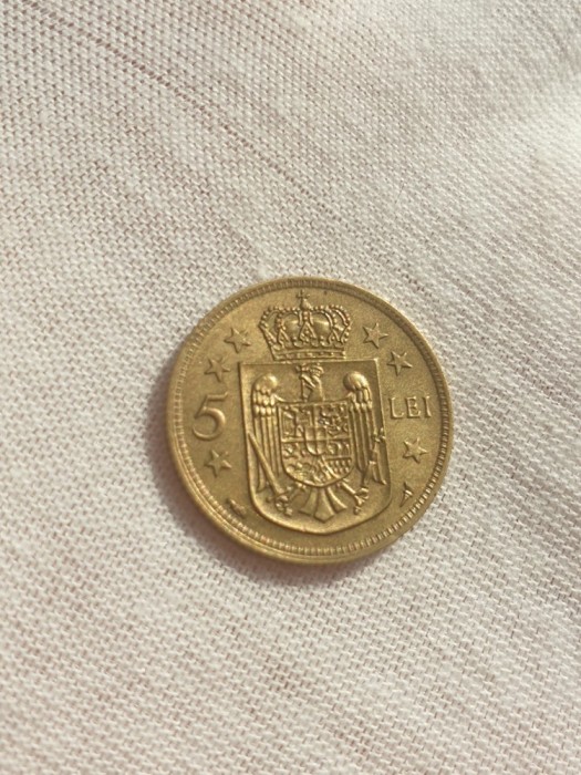 5 lei 1930 paris UNC