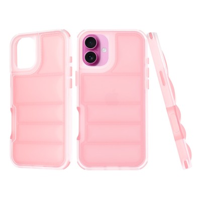 Husa iPhone 16 Plus Techsuit Wave Shield, roz foto