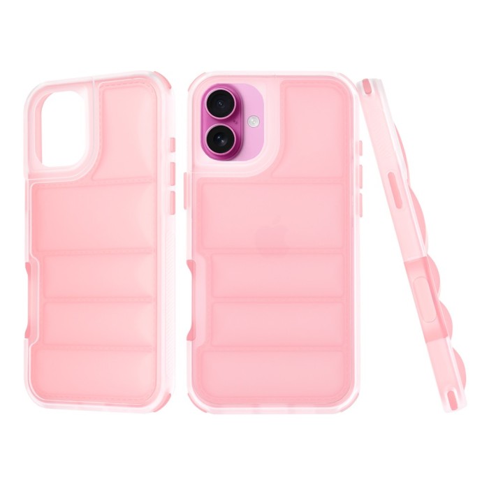 Husa iPhone 16 Plus Techsuit Wave Shield, roz