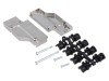 Carcasa Conector Ecranata MH CONNECTORS 90&deg; Metal D-Sub 25pin HD 44pin MHDCMR25-RA-K