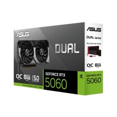 ASUS Dual GeForce RTX 5060 OC 8GB GDDR7 , PCIe 5.0, Dual, Fan, 3A DP + HDMI