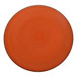 Cumpara ieftin Farfurie portelan, portocalie, 26.5 cm, gama Stone, Oti, 191680P