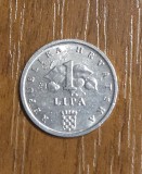 Cumpara ieftin 1 lipa 1993, Croatia, XF
