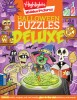 Carte de activitati Halloween Puzzles Deluxe, 96 pagini, 4-8 ani, cu stickere glow-in-the-dark
