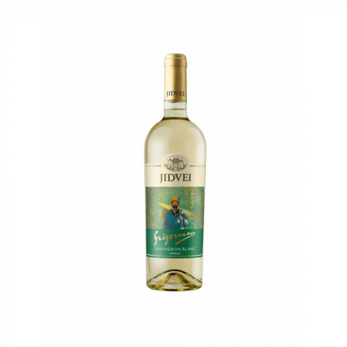 Vin Alb Demisec Jidvei Grigorescu Sauvignon Blanc, 0.75 L, Alcool 12.5%, Vin Jidvei, Vin Alb Jidvei, Vin Demisec Jidvei, Vin Grigorescu Jidvei, Vin Sa