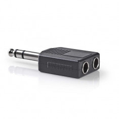 Adaptor audio stereo Jack 6.35 mm tata - 2x 6.35 mm mama 1buc Nedis