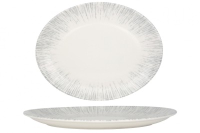 Bonna Placa de service - Iris - Por&amp;Aring;&amp;pound;elan - 36x28 cm - set de 2 foto