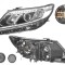 Far Kia Sorento (Xm), 10.2012-12.2014, fata, Stanga, cu LED daytime running light; H7+H7+PY21W; electric; fara motoras;