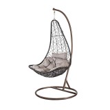 Natal grădină hamac scaun negru-maro