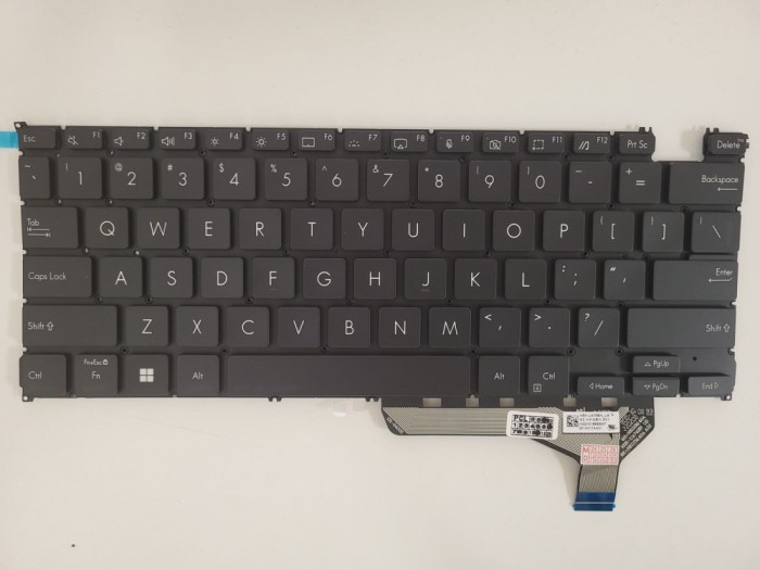 Tastatura Laptop, Asus, ZenBook 14 UM3402, UM3402YA, UM3402YAR, iluminata, neagra, layout US