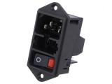 Conector Alimentare AC 10A 250VAC IEC 60320
