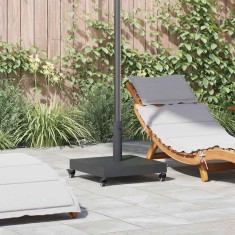 vidaXL Bază pentru umbrele de exterior Gri &icirc;nchis 45 x 45 x 31.5 cm