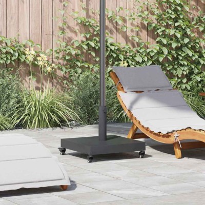 vidaXL Bază pentru umbrele de exterior Gri &amp;icirc;nchis 45 x 45 x 31.5 cm 42010009 foto