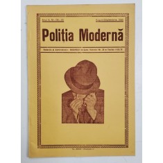 POLITIA MODERNA , REVISTA LUNARA DE SPECIALITATE , LITERATURA SI STIINTA , ANUL X , NR.114-115, AUGUST - SEPTEMBRIE , 1935