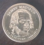 Moneda SUA - 1 Dollar 2008 - James Madison - D