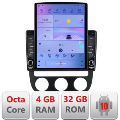 Navigatie VW Golf 5 2004-2010 clima automatica Android radio gps internet Lenovo Octa Core 4+64 LTE KIT-golf5-automatic+EDT-E709 CarStore Technology foto