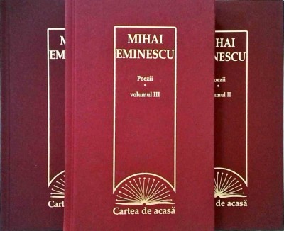 Mihai Eminescu - Poezii, 3 volume foto