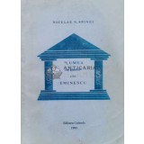Lumea cea g&acirc;ndită a lui Eminescu - 1995 - NICULAE N. SPINEI (U44)
