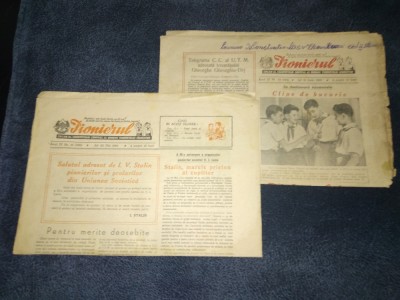 5 ZIARE PIONIERUL 1952 foto